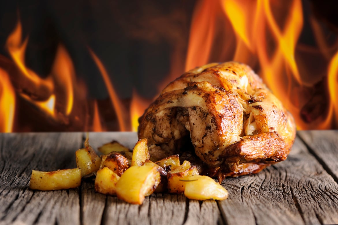 Roasted chicken